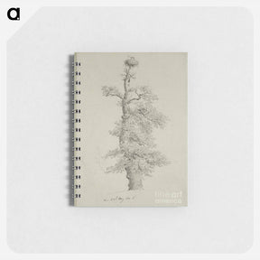 アートメモ帳-Ancient Oak Tree with a Storks Nest - カスパー ダーヴィト フリードリヒ Memo.