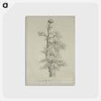 アートポストカード-Ancient Oak Tree with a Storks Nest - カスパー ダーヴィト フリードリヒ Postcard.