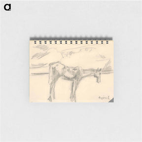 アートメモ帳-Lonely Horse
 - シプリアン マジェルニク Memo.