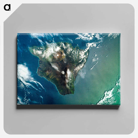 アートパネル-Island of Hawaii from Skylab
 - 上空からの地球 Canvas.