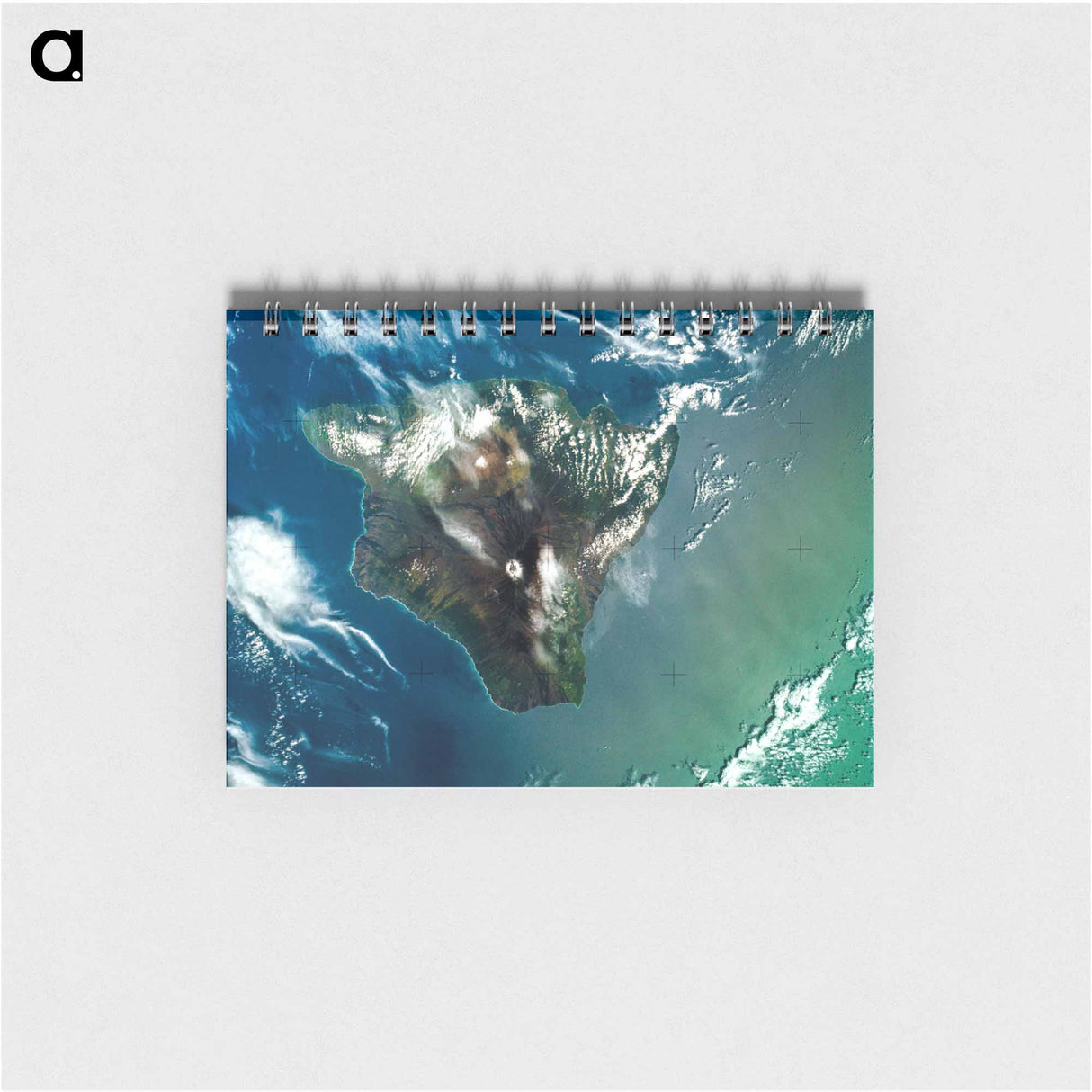 アートメモ帳-Island of Hawaii from Skylab
 - 上空からの地球 Memo.
