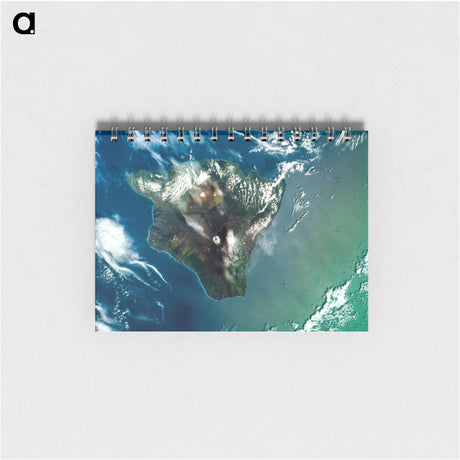 アートメモ帳-Island of Hawaii from Skylab
 - 上空からの地球 Memo.