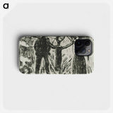 Adam and Eve - エドヴァルド ムンク Phone Case.