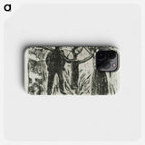 Adam and Eve - Edvard Munch Phone Case.