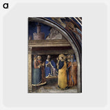 Dispute before Sanhedrin - フラ アンジェリコ Postcard.