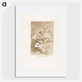 Devout profession - Francisco de Goya Poster.