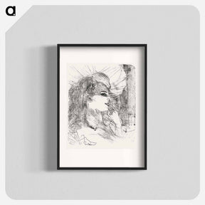 アートポスター-Portraits of Actors and Actresses: Thirteen Lithographs - アンリ ド トゥールーズ ロートレック Poster.