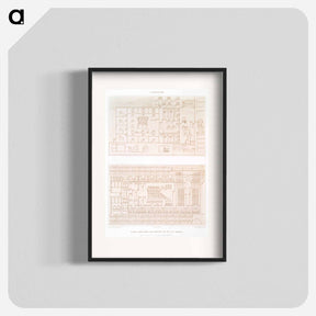 アートポスター-Tell el-Amarna Buildings Plan
 - エジプト美術史 Poster.