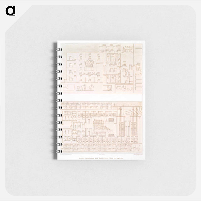 アートメモ帳-Tell el-Amarna Buildings Plan
 - エジプト美術史 Memo.