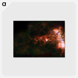 アートポストカード-Small Magellanic Cloud Dust
 - ハッブル画像 Postcard.