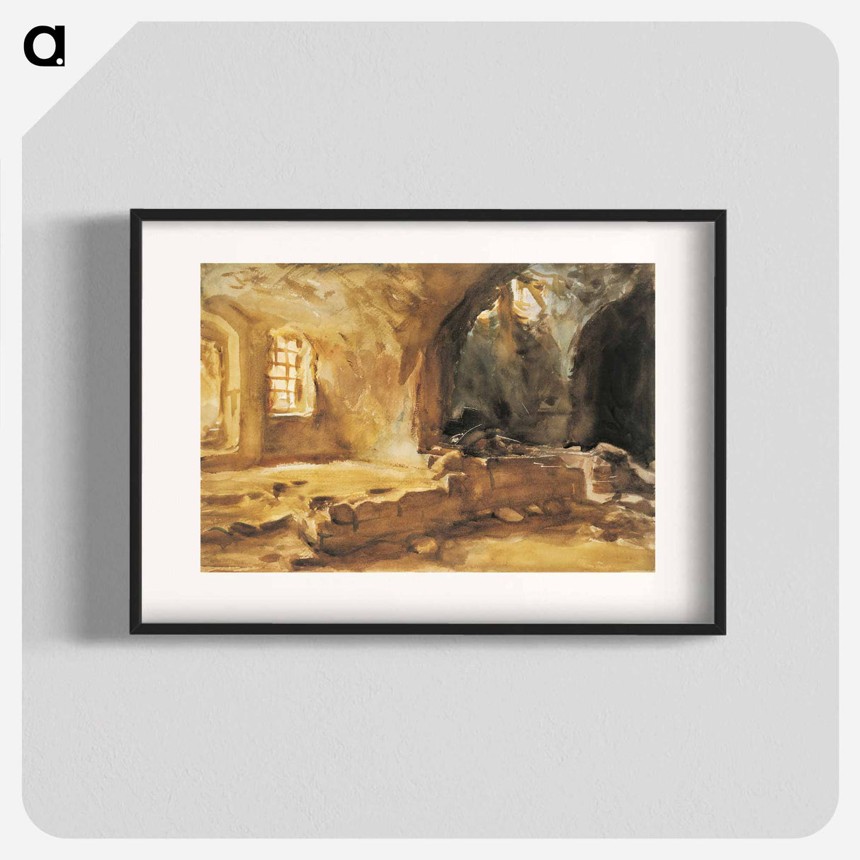 Ruined Cellar—Arras - John Singer Sargent Poster.