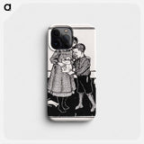 A boy and a girl - Julie de Graag Phone Case.