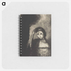 アートメモ帳-Frontispiece from Emile Verhaeren's Les Debacles - オディロン ルドン Memo.