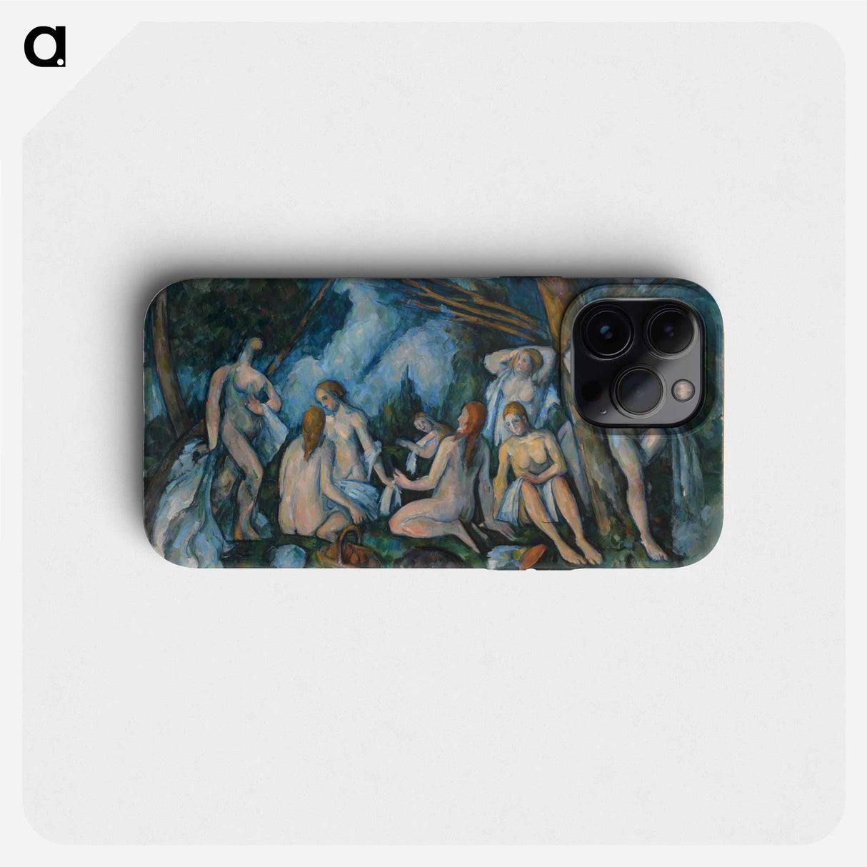 The Large Bathers - ポール セザンヌ Phone Case.