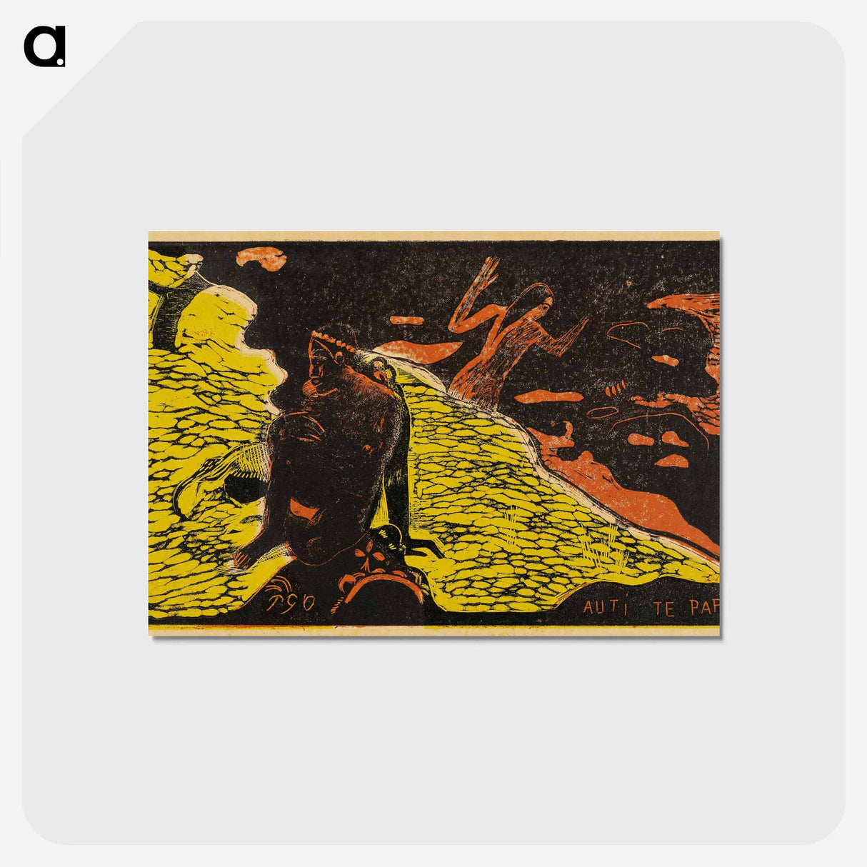 アートポストカード-Women at the River - ポール ゴーギャン Postcard.