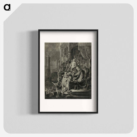 アートポスター-Christ Before Pilate - レンブラント ファン レイン Poster.