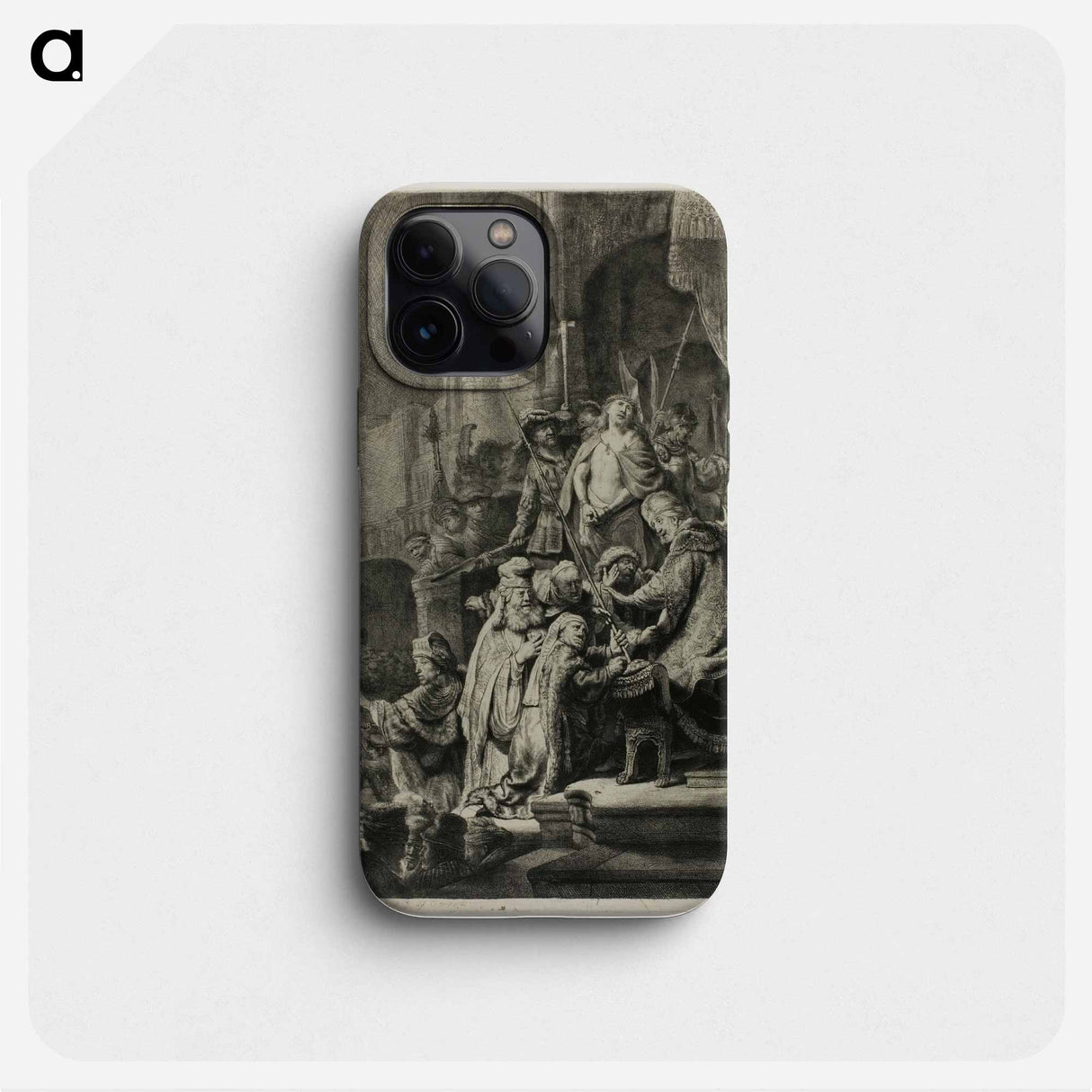 Christ Before Pilate - レンブラント ファン レイン Phone Case.