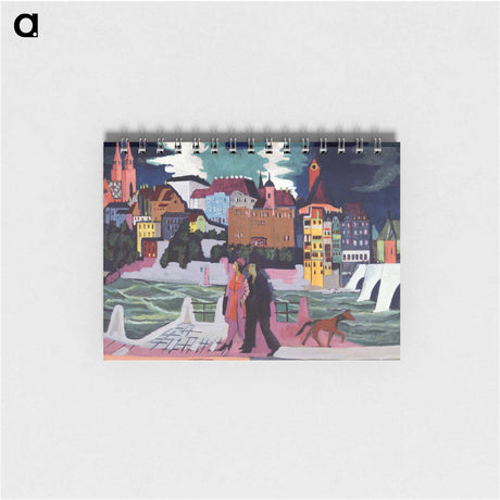 アートメモ帳-View of Basel and the Rhine
 - セントルイス美術館 Memo.