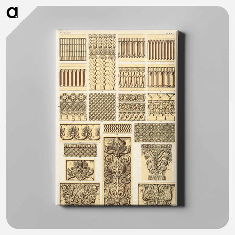 アートパネル-Nineteenth-Century Ornament
 - 装飾の文法 Canvas.