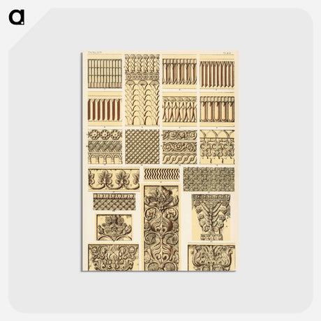 アートポストカード-Nineteenth-Century Ornament
 - 装飾の文法 Postcard.