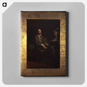 アートパネル-Portrait of Henry Augustus Rowland - トーマス エイキンズ Canvas.