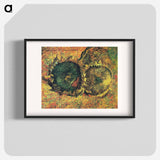 Two Cut Sunflowers - Vincent van Gogh Poster.