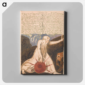アートパネル-The First Book of Urizen, Plate 20 - ウィリアム ブレイク Canvas.