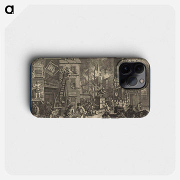 The Times' - ウィリアム ホガース Phone Case.