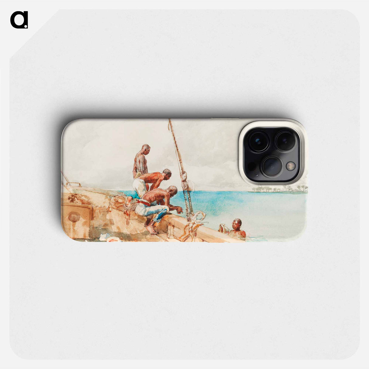 The Conch Divers - Winslow Homer Phone Case.