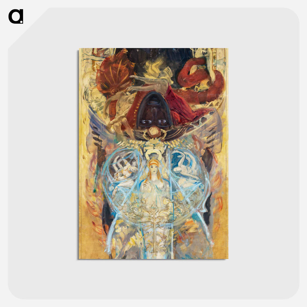 アートポストカード-Study for the Boston Public Library Murals: Design for an Archway
 - イェール大学アートギャラリー Postcard.
