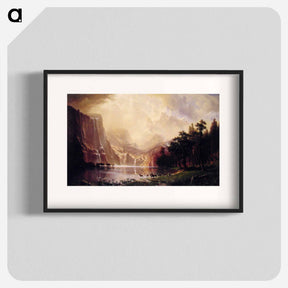 アートポスター-Among the Sierra Nevada Mountains, California - アルバート ビアスタット Poster.