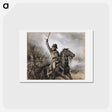アートポストカード-Döbeln juuttaalla-runon alkuvinjetti - アルバート エーデルフェルト Postcard.