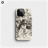 Coat of Arms with Lion and Rooster - アルブレヒト デューラー Phone Case.