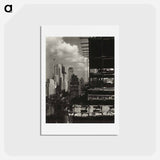 アートポストカード-From My Window at An American Place, North - アルフレッド スティーグリッツ Postcard.