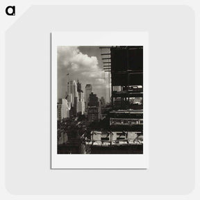 アートポストカード-From My Window at An American Place, North - アルフレッド スティーグリッツ Postcard.
