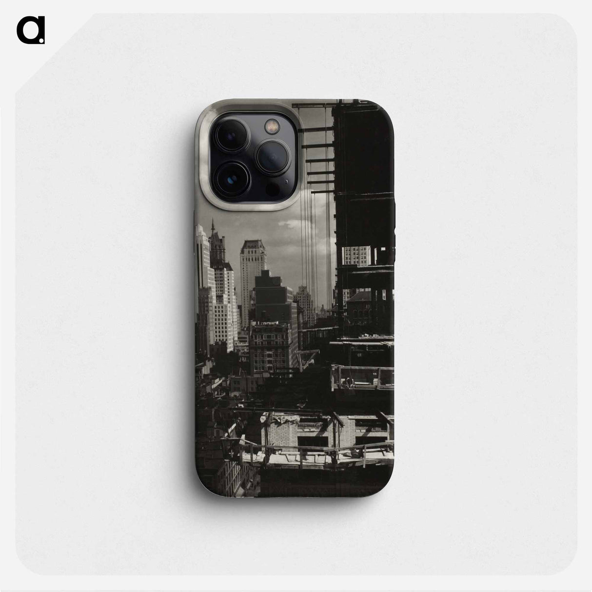 From My Window at An American Place, North - アルフレッド スティーグリッツ Phone Case.