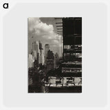 アートポストカード-From My Window at An American Place, North - アルフレッド スティーグリッツ Postcard.