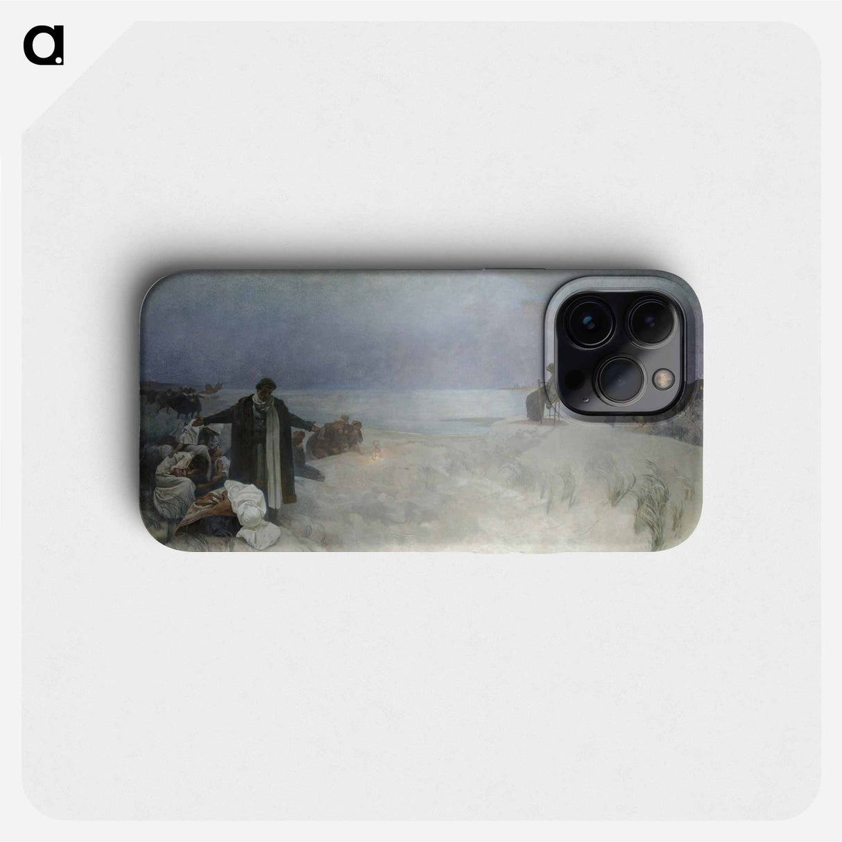 The Last Days of Jan Amos Komenský in Naarden - Alfons Mucha Phone Case.