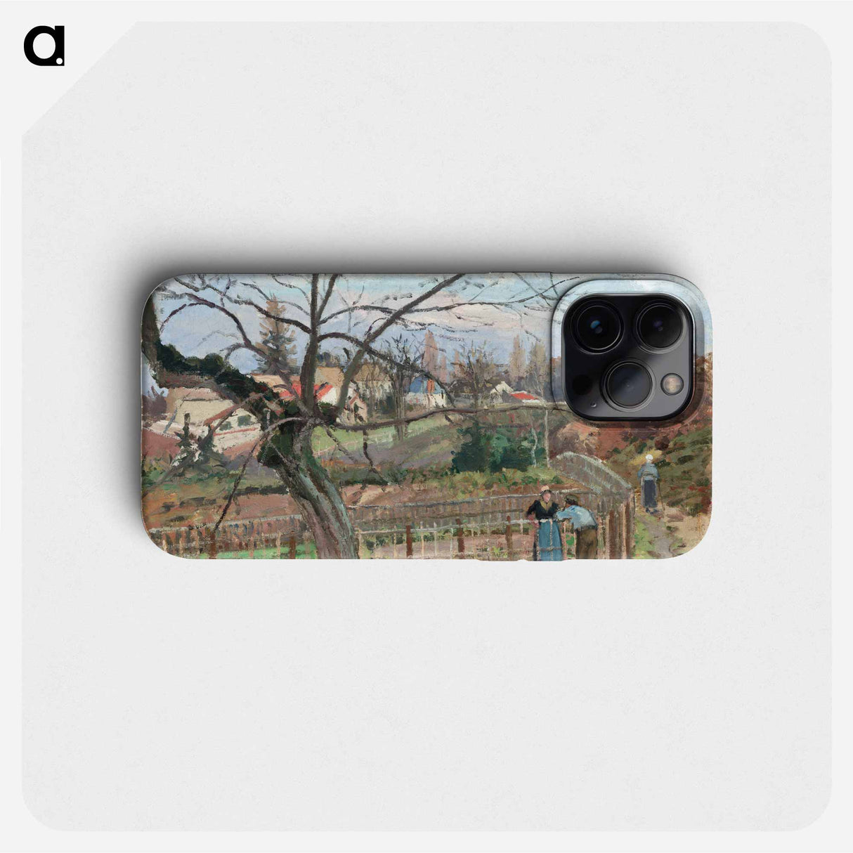 The Fence - Camille Pissarro Phone Case.