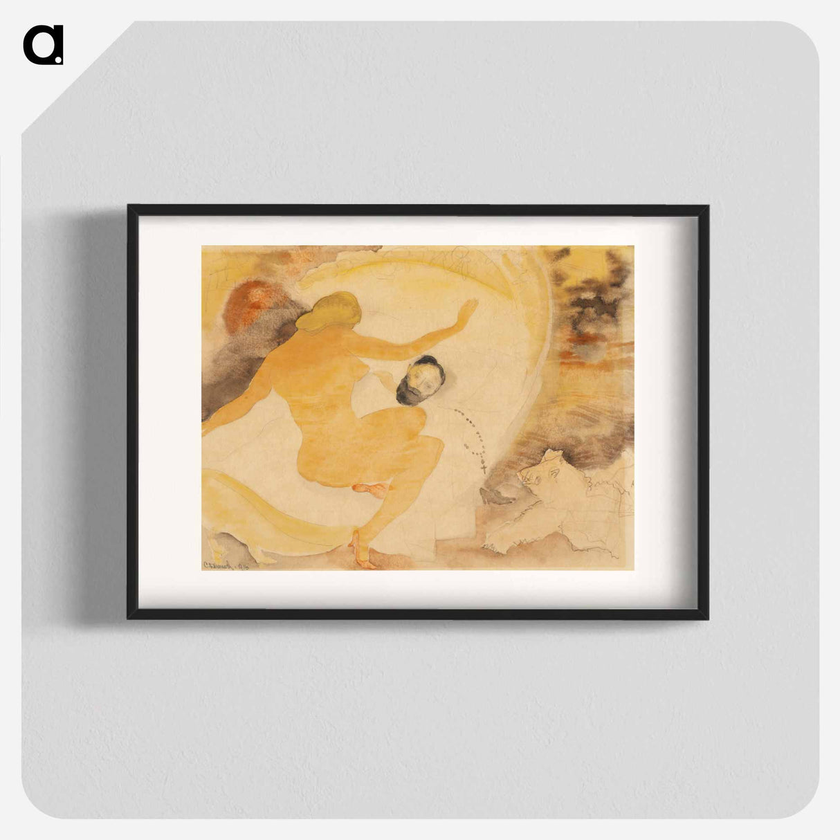 Nana and Count Muffat - Charles Demuth Poster.