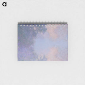 アートメモ帳-Branch of the Seine near Giverny (Mist) - クロード モネ Memo.