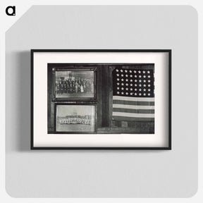 アートポスター-Interior View of Japanese-American Citizens League Headquarters, Centerville, California - ドロテア ラング Poster.