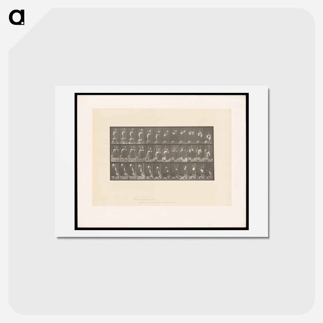 アートポストカード-Woman with Basket and Jar
 - エドワード マイブリッジ Postcard.