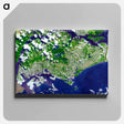 アートパネル-Singapore from Space
 - 上空からの地球 Canvas.