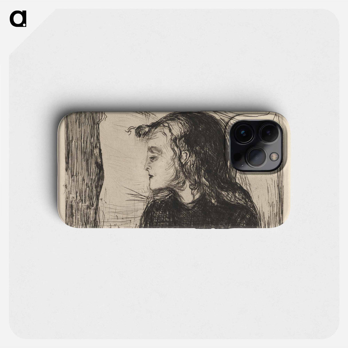 The Sick Girl - Edvard Munch Phone Case.