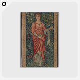 アートポストカード-Pomona, Pomona (from Flora and Pomona) - エドワード バーン ジョーンズ Postcard.