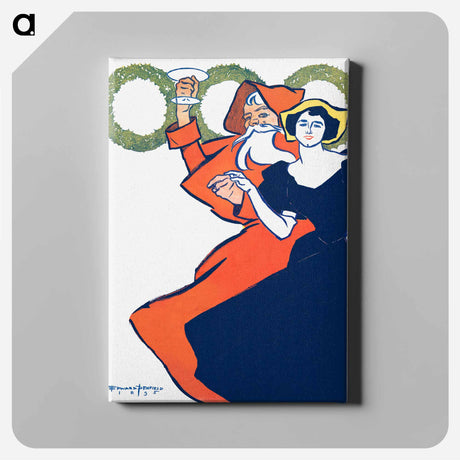 アートパネル-Vintage Christmas - エドワード ペンフィールド Canvas.
