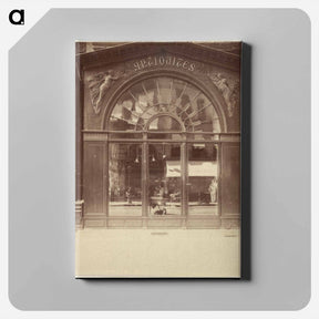 アートパネル-Vieille Empire, 21 Faubourg St. Honoré
 - ウジェーヌ アジェ Canvas.