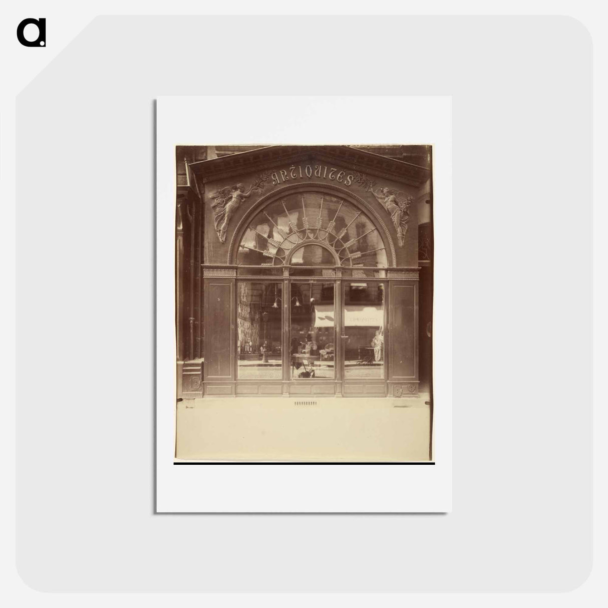 アートポストカード-Vieille Empire, 21 Faubourg St. Honoré
 - ウジェーヌ アジェ Postcard.