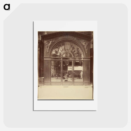 アートポストカード-Vieille Empire, 21 Faubourg St. Honoré
 - ウジェーヌ アジェ Postcard.